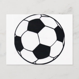 Carte Postale I Love Football (Soccer) Coeur du jeu : I Love