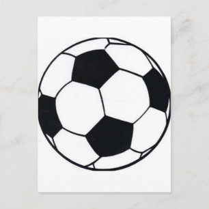Carte Postale I Love Football (Soccer) Coeur du jeu : I Love