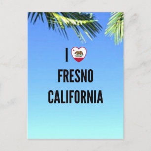 Carte Postale I Love Fresno, Californie