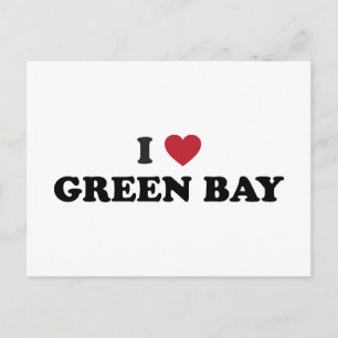 Carte Postale I Love Green Bay Wisconsin