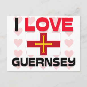 Carte Postale I Love Guernsey
