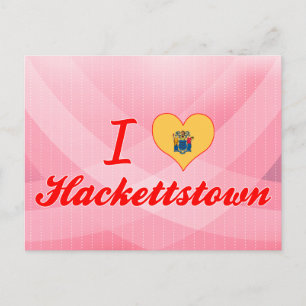 Carte Postale I Love Hackettstown, New Jersey