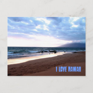 Carte postale I Love Hawaii
