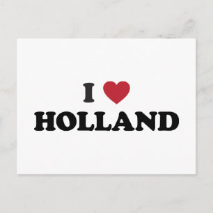 Carte Postale I Love Holland