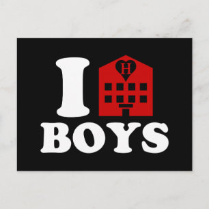 Carte Postale I Love Hotel Boys