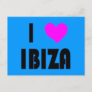 Carte postale I Love Ibiza