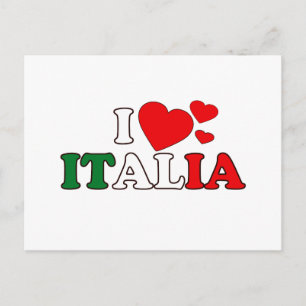 Carte postale I Love Italia
