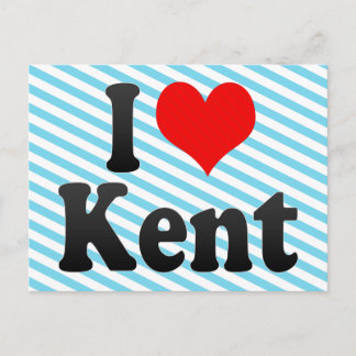 Carte Postale I Love Kent, États-Unis