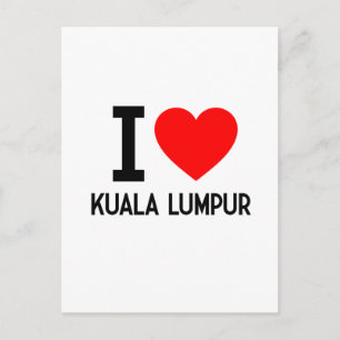 Carte Postale I Love Kuala Lumpur