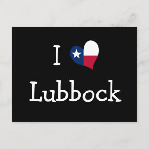 Carte Postale I Love Lubbock Texas