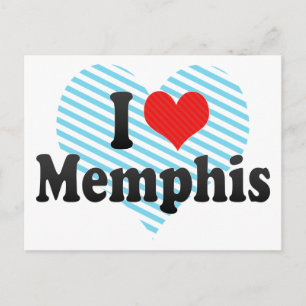 Carte Postale I Love Memphis