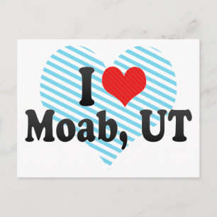 Carte Postale I Love Moab, UT