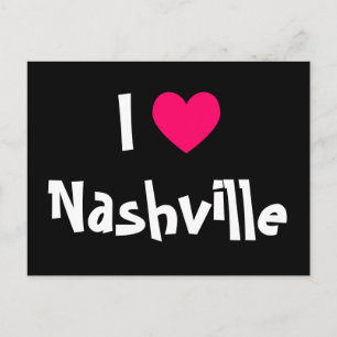 Carte Postale I Love Nashville