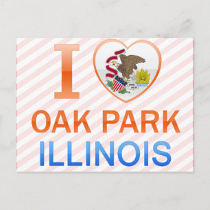 Carte Postale I Love Oak Park, IL