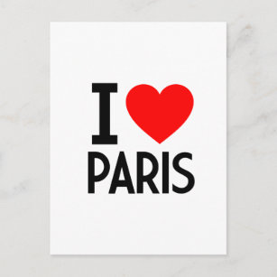 Carte Postale I Love Paris