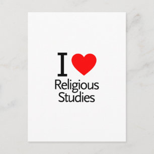 Carte Postale I Love Religious Studies