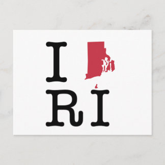 Carte Postale I Love Rhode Island
