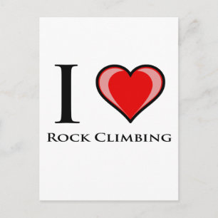 Carte Postale I Love Rock Escalade