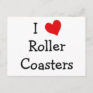 Carte Postale I Love Roller Dessous de verre