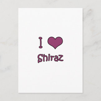 Carte Postale I Love Shiraz