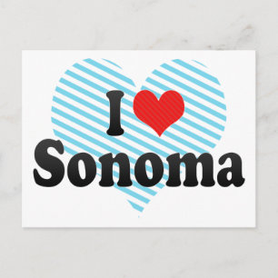 Carte Postale I Love Sonoma