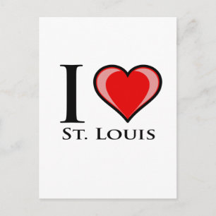 Carte Postale I Love St. Louis