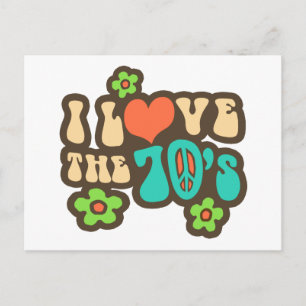 Carte Postale I Love The 70's