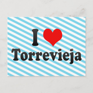 Carte Postale I Love Torrevieja, Espagne