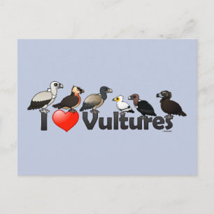 Carte Postale I Love Vultures (Eurasie)