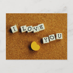 Carte postale "I love You"