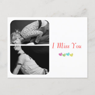 Carte postale "I Miss You"