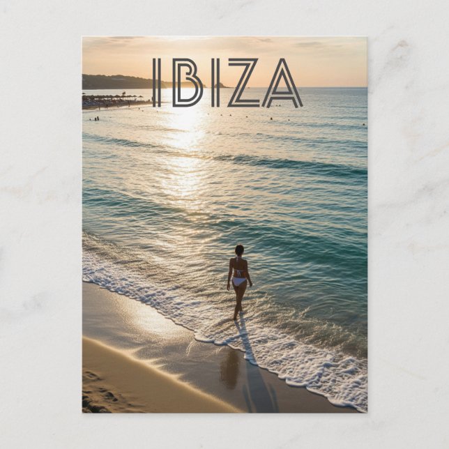 Carte Postale Ibiza Espagne Travel (Devant)