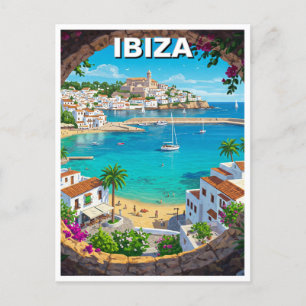 Carte Postale Ibiza Espagne Travel