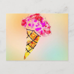 Carte postale Ice Cree Cone