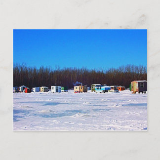 Carte Postale Ice fishing collection