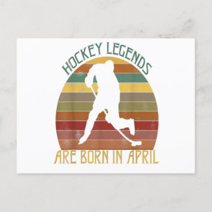 Carte Postale Ice Hockey Legends Are Born