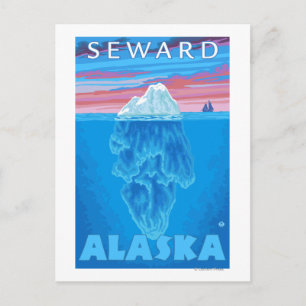 Carte Postale Iceberg Cross-Section - Seward, Alaska