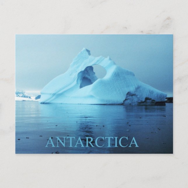 Carte Postale Iceberg en Antarctique (Devant)