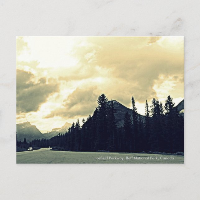 Carte Postale Icefield Parkway, parc national Banff, Canada. (Devant)