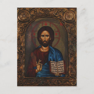 Carte Postale ICON CHRIST Grec