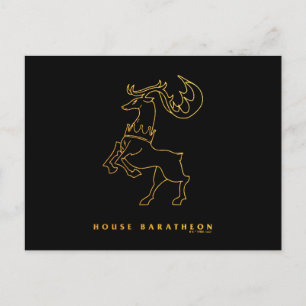 Carte Postale Icône Baratheon de la maison