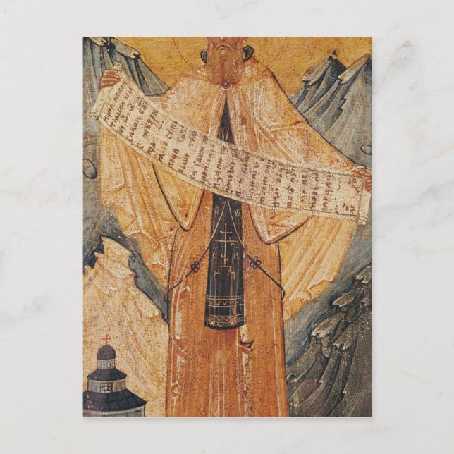 Carte Postale Icône de saint Sabas de Jérusalem, 1572 (Devant)