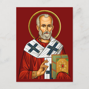 Carte Postale Icône orthodoxe Saint Nicolas 04