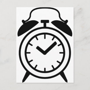 Carte Postale icône réveil