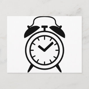 Carte Postale icône réveil