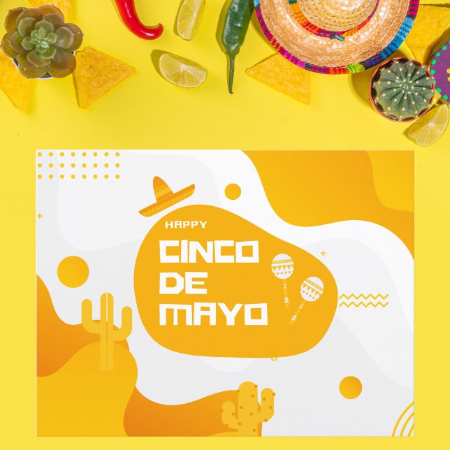 Carte Postale Icônes Fiesta Cinco de Mayo (Créateur téléchargé)