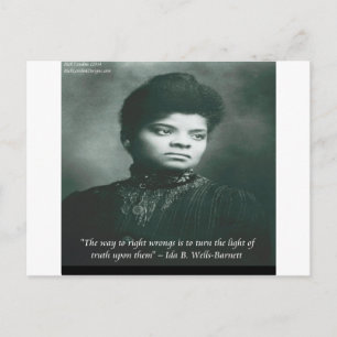Carte Postale Ida B Wells & Truth Citation