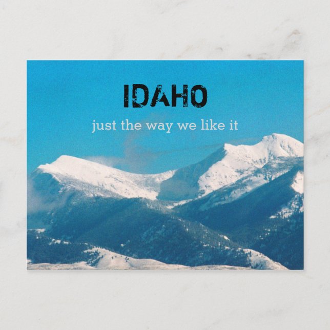 Carte Postale Idaho (Devant)