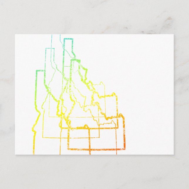 Carte Postale idaho chill flou (Devant)