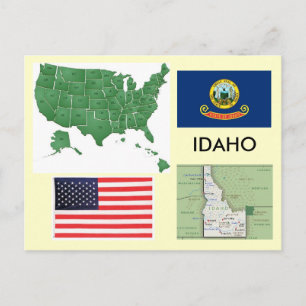 Carte Postale Idaho, États-Unis
